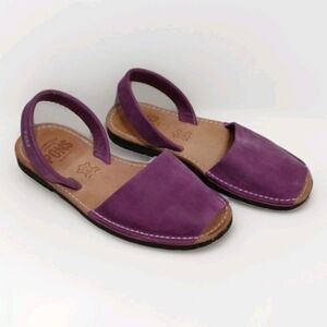 Pons Women's Purple Slingback Sandals